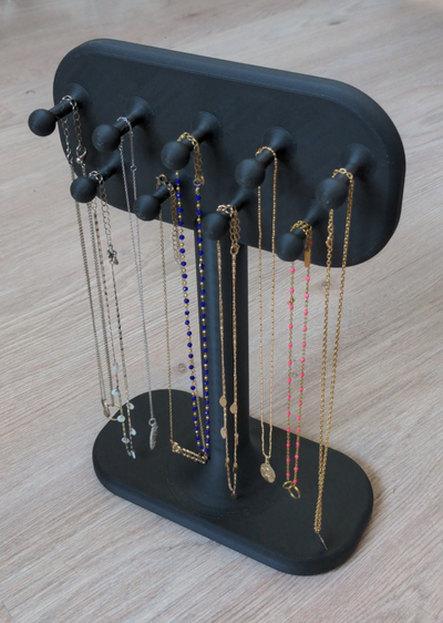 necklace holder by cdc mkb fashion models 3d print model - Mito3D