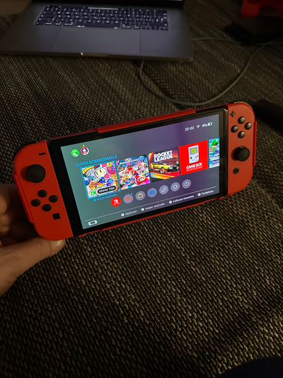 nintendo switch oled ergonomic grip remixed by patrik fehr toys & games 3d print model - Mito3D