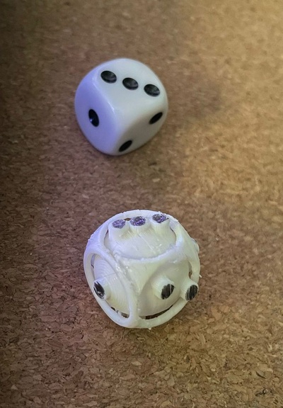 heck is stupid dice by radiusmcfly toys & games ball cube impossible 3d print model - Mito3D