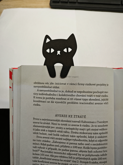 cat bookmark by icew33 art 2d bookmarks animal book 3d print model - Mito3D