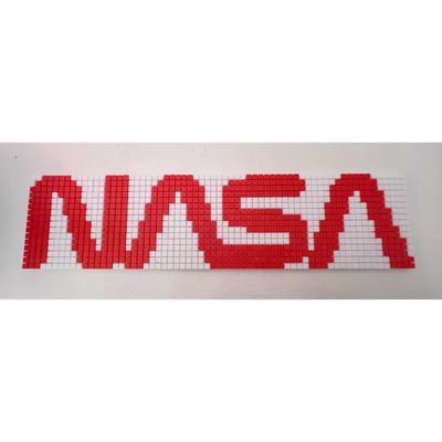 nasa pixel rompecabezas by trompeta mmb generativo 3d modelo fabricante espacio 3d print model - Mito3D