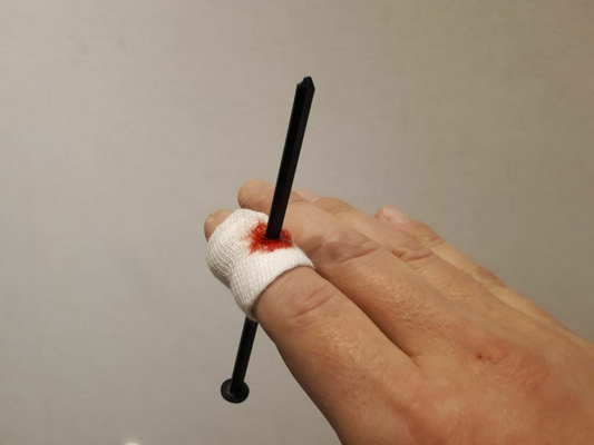 nagel finger streich by djsgxii spielzeuge spiele spaß scherz halloween unheimlich komisch täuschen april dummköpfe spitze fälschung verletzung verletzt 3d print model - Mito3D