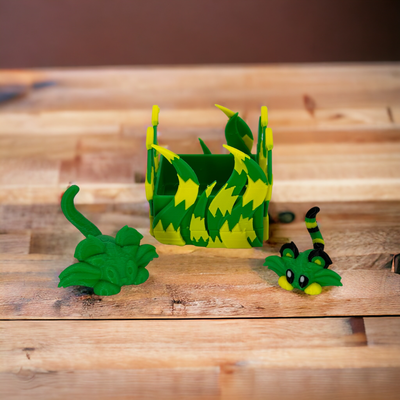 tigre herbe impression trousse plantes vs morts vivants 2 pvz2 by papa jouets jeux personnages 3d print model - Mito3D