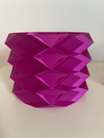 sharp diamond planter by xaioltd household decor vasemode 3d print model - Mito3D