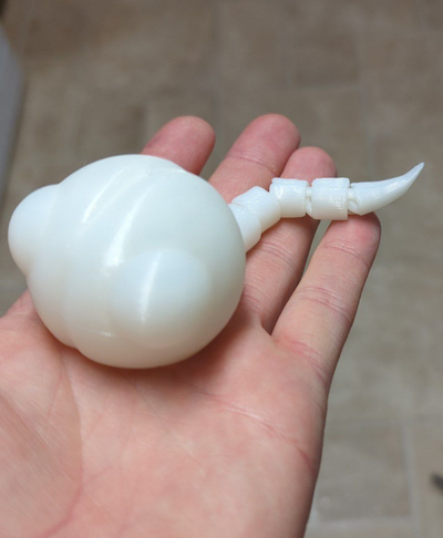 cute flexi sperm by bellamys3dprints toys & games education fidget 3d print model - Mito3D