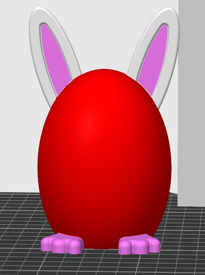 ostern hase farbe it ams by gramm cz haushalt feierlichkeiten 3d print model - Mito3D