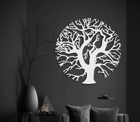 tree wall art sculpture by mateibocancios household decor sign logo 2d 3d print model - Mito3D