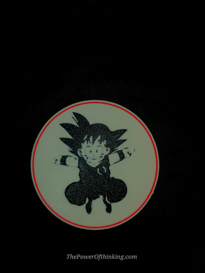 goku montanha russa by pensamento arte 2d café 3d print model - Mito3D