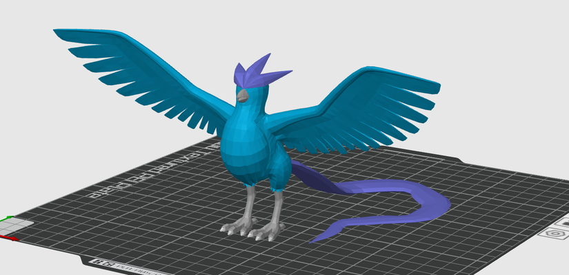 multicolore articuno 4 couleurs pok lun remixé by chanceux boi art sculptures pokémon pokemongo teammystique pokémons pokemonfigures figurine pokémongostuff pokémoncommunauté couleur 3d print model - Mito3D