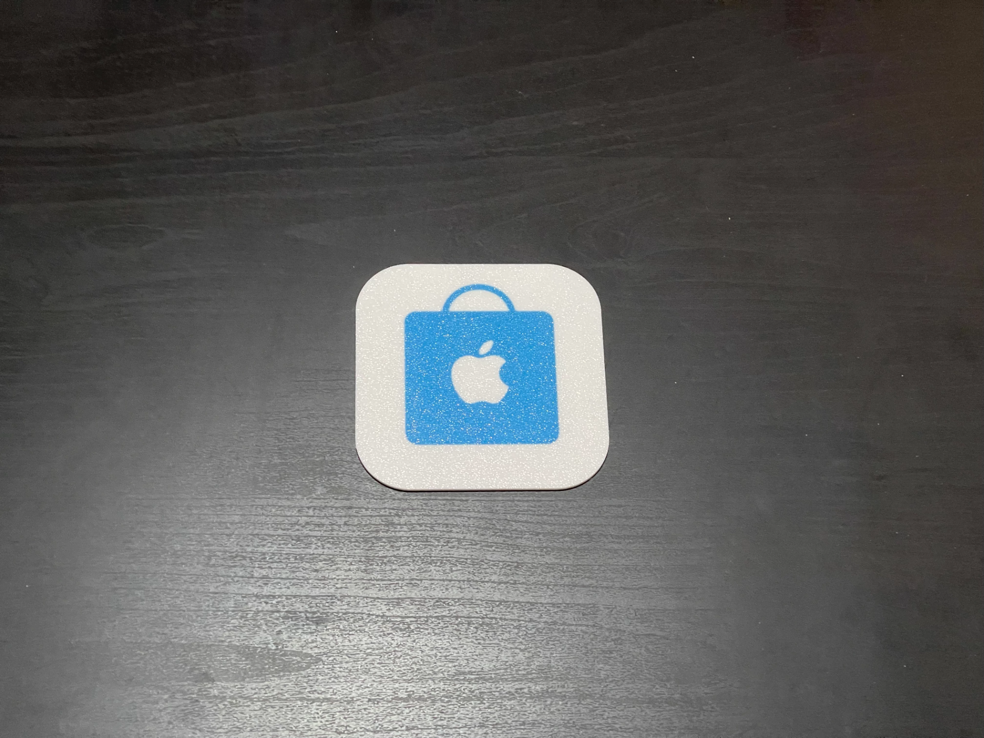 apple store app icon iphone coaster by malctheoracle household decor appicon ios applestore 3D print model - Mito3D