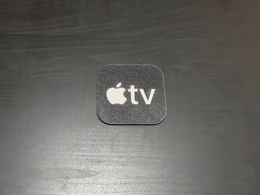 apple tv app symbol iphone untersetzer by malttheorakel haushalt dekor appicon ios apfel 3d print model - Mito3D