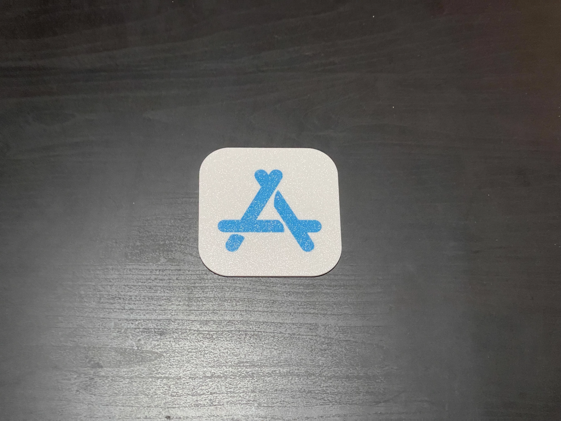 verbinden app symbol iphone untersetzer by malttheorakel haushalt dekor appicon ios apfel 3D print model - Mito3D