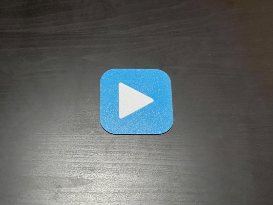 itunes fernbedienung app symbol iphone untersetzer by malttheorakel haushalt dekor appicon ios apfel 3d print model - Mito3D