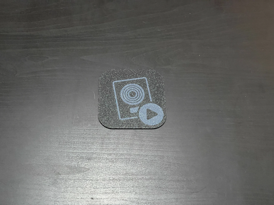 logik fernbedienung app symbol iphone untersetzer by malttheorakel haushalt dekor appicon ios logikfernbedienung apfel 3d print model - Mito3D