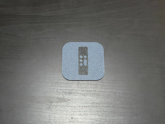 appletv remote app icon iphone coaster by malctheoracle household decor appicon ios appletvremote apple 3d print model - Mito3D