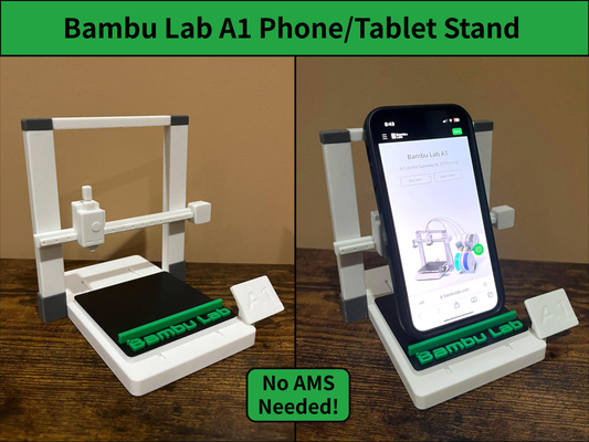 a1 telefon stand no ams by mitte khadpe haushalt büro zubehör bambu bambus erforderlich mehrfarbig schreibtisch wettbewerb 3d print model - Mito3D