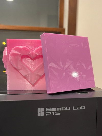 cadeau boîte poly cœurs plaine couvercle by lexi jacob outils organisateurs valentines saint valentin valentinesday2024 boite coffrets cadeaux polycoeur évolutif 3d print model - Mito3D