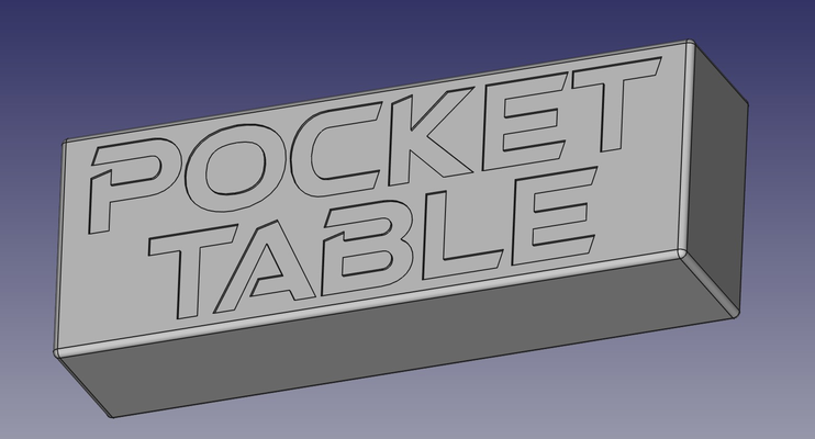 poche table by impression outils médical roulant 420 cannabis 3d print model - Mito3D