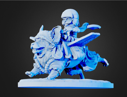 mantarlı corgi by diplokoba minyatürler yaratıklar lig of efsaneler lol yazdır yazdırılabilir video oyunu 3d print model - Mito3D