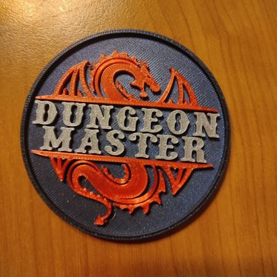 dungeon master coin by cv6channel art & badges dm dungeonsanddragons dungeons dragons d 3d print model - Mito3D