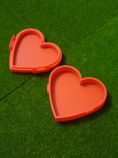 valentine heart box clipped by 3dcafe household decor love cute 3d print model - Mito3D