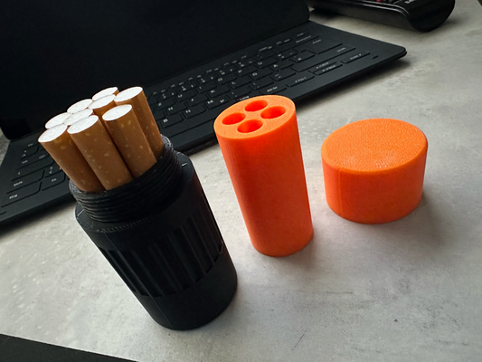 boîte ziggi petit cigarettes récipient 4 9 by printfarm24 mode sacs cigarette étui cigares cigare containerbox zigarette 3d print model - Mito3D