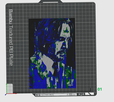 hutschmiede john docht 4 mauer kunst by abonnieren 2d huefogre 3d print model - Mito3D