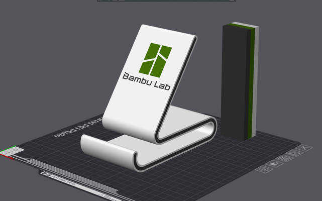 bambulab phone stand by pavelbohac household office bambu lab 3d print model - Mito3D