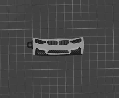 bmw f80 m3 by andy lunar arte 2d llave llavero bmwllavero coche 3d print model - Mito3D