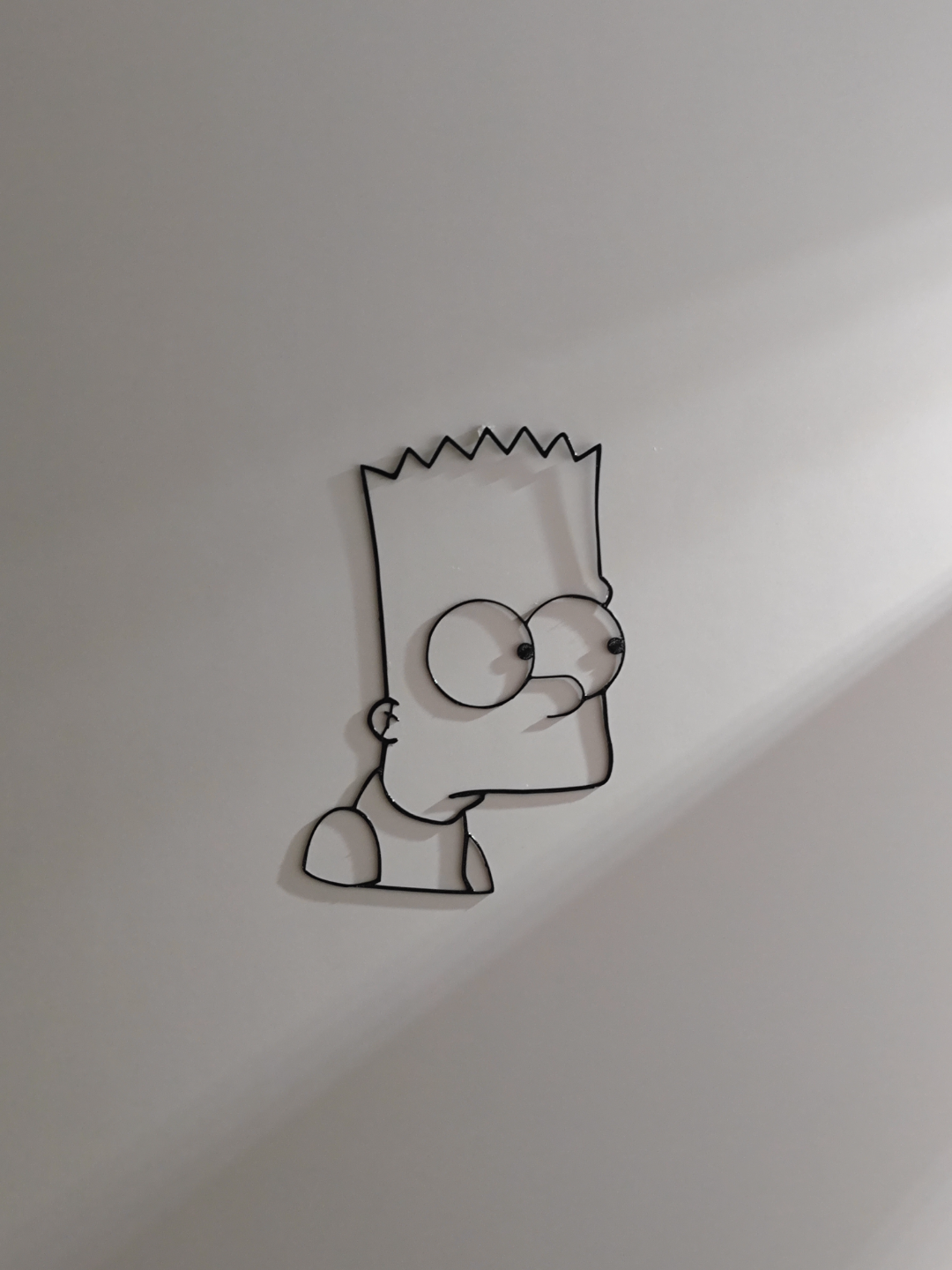 bart simpson by onkelsam art 2d wall 3d 2024 simpsons simpsonswallart 3D print model - Mito3D