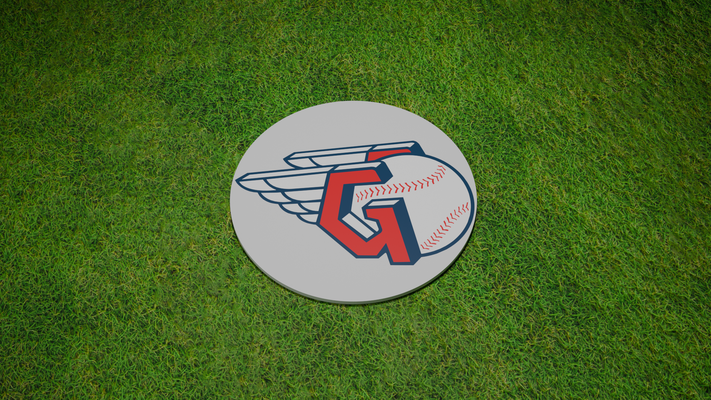 cleveland guardians coaster by miker73 household decor baseball coasters 3d print model - Mito3D