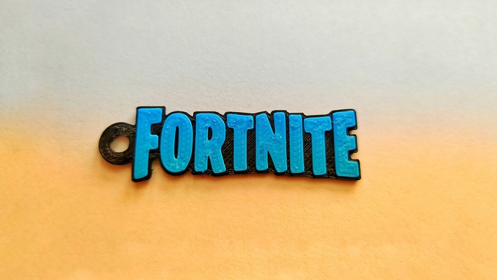 fortnite keychain by tvorim3d fashion models game games pendant player players 3d print model - Mito3D