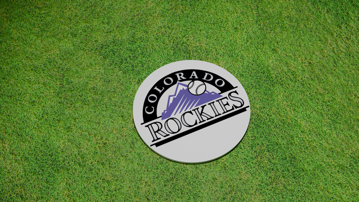 colorado rockies coaster by miker73 household decor baseball coasters 3d print model - Mito3D