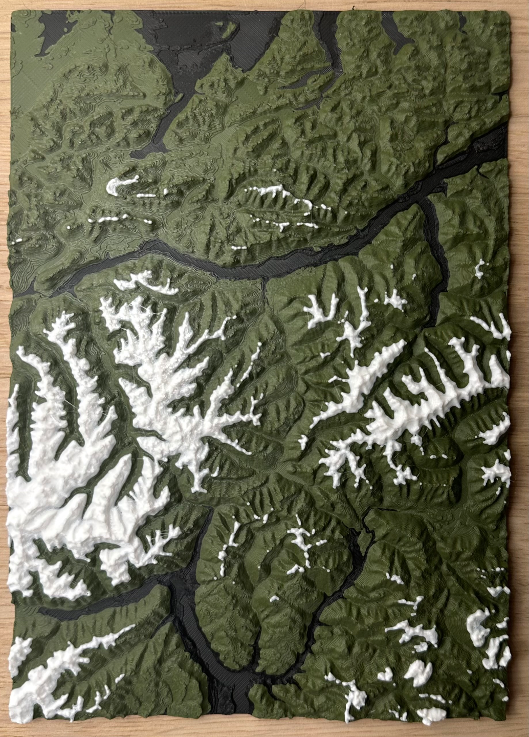 alpes queimador terreno mapa by jonasmo educação geografia itália alemanha áustria innsbruck esterlina garmisch partenkirchen alívio multi material cor montanhas vales 3D print model - Mito3D