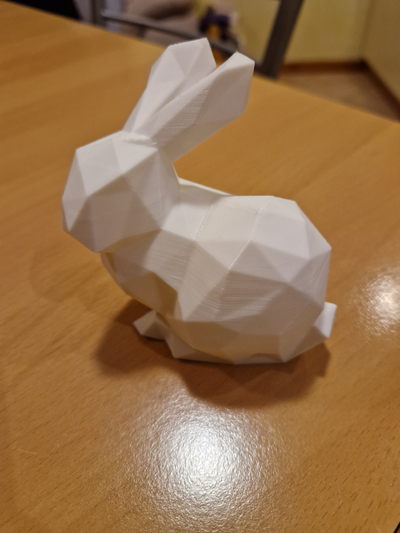 poly hase neu gemischt by abonnieren haushalt dekor ostern lowpoly stanford nett dankbarkeit 3d print model - Mito3D