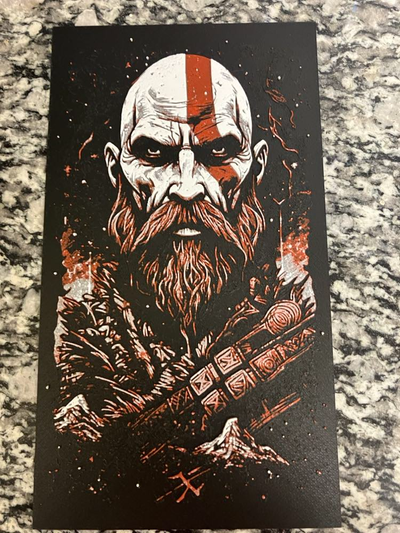 kratos comprend a1 mini taille forge chapeaux impression by houston713texan art 2d 3d print model - Mito3D