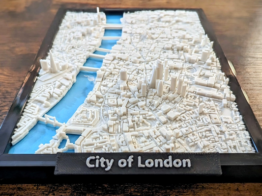 città of londra 3d miniatura by jarvijar miniature architettura uk unito regno inghilterra coccio cetriolino mini torre ponte towerbridge modello europa eu storico 3d print model - Mito3D