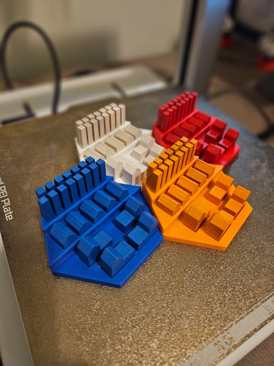 coloni of catan pezzo titolare supporto by mneilson giocattoli giochi tavola 3d print model - Mito3D