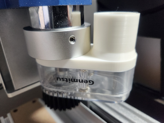 genmitsu 52mm poussière chaussure remplacement by neiljhofer outils machine cnc routeur sainsmart adaptateur vide travail bois 3d print model - Mito3D