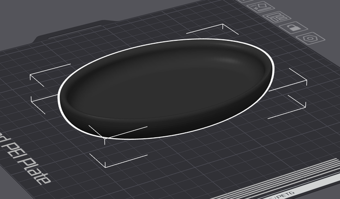 oval bandeja by gregc3244 casa escritório clipe papel 3d print model - Mito3D