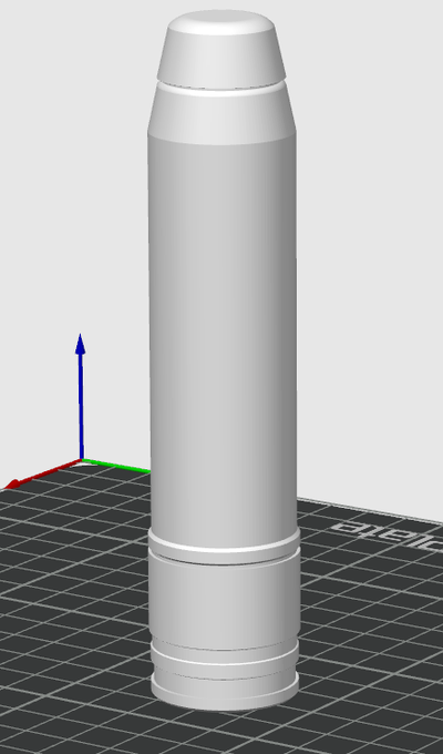 escala 30x29mm grenade by ligação 9 educação modelos 3d print model - Mito3D