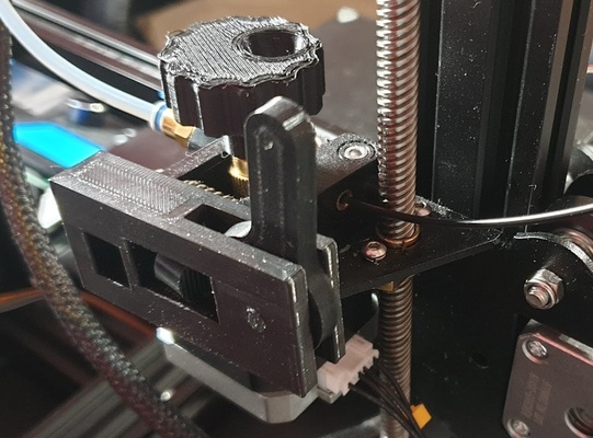 ender 3 extruder arm sperren by mike ameise 3d drucker zubehör thingiverse 3d print model - Mito3D