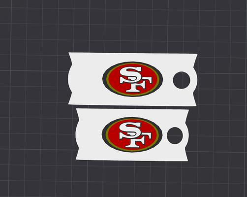 sf 49er's stanley kapak topper uyuyor 20oz 30 oz 40oz by ri baskı moda modeller san francisco 49ers fincan 30oz 3d print model - Mito3D