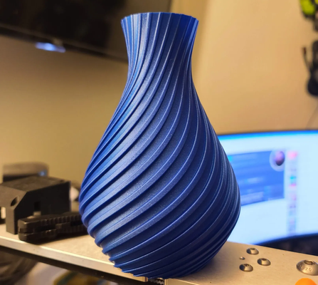 sarmal vazo by jwalker55 ev halkı dekor vazemode spiral 3d print model - Mito3D