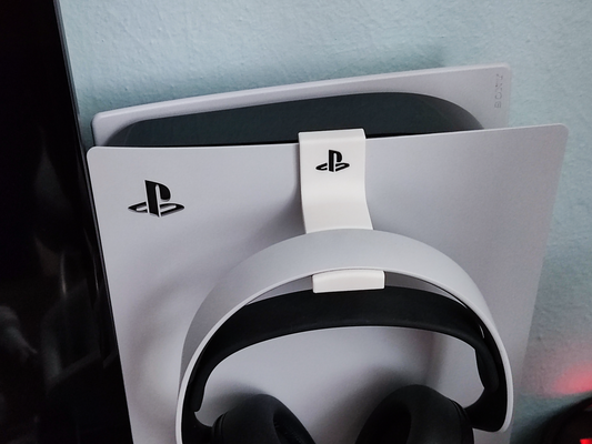 ps5 casque cintre by wojciech kawa outils gadgets playstation palystation5 3d print model - Mito3D