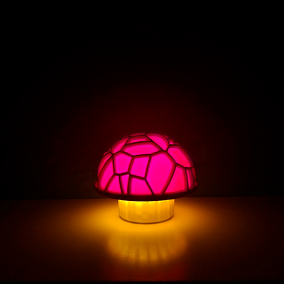 elektrik tealight mantar by 3d baskılar hediyeler ev halkı dekor ışık 3d print model - Mito3D