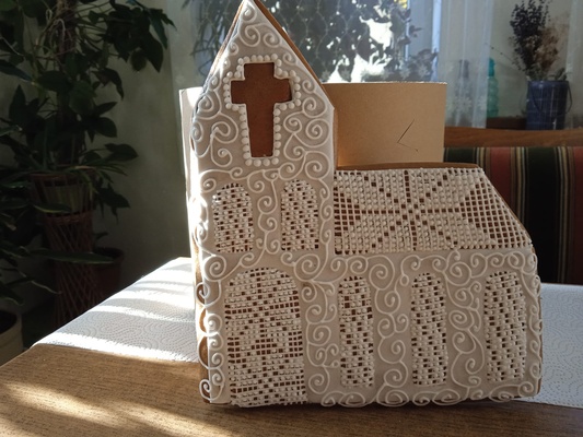 cookie cutter church v2 vykrajov tko na cukrov kostel by kubajsxdd household house models cookiecutter 3d print model - Mito3D