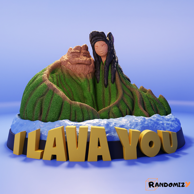 lele lava fan art by randomizy miniaturen kreaturen disney ukulele niedlich kunst design charakter statue miniatur dekor dekoration vulkan liebe unterstützung wohnkultur zuhause haus geschenk kinder kind valentinstag diy 3d print model - Mito3D