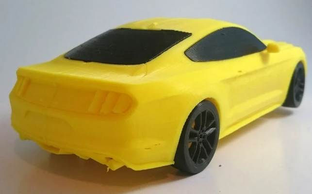 printable mustang gt350r by fady hobby & diy robotics rc car rccar drift 3d print model - Mito3D