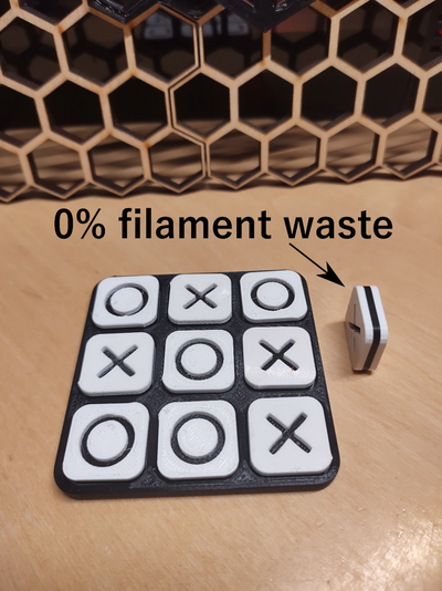 tic tac toe untersetzer by jordy robignon werkzeuge gadgets zehe 4 spiel gadged 3d print model - Mito3D